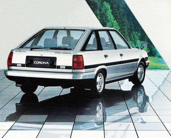 Toyota Corona 1983. Carrosserie, extérieur. Liftback, 8 génération