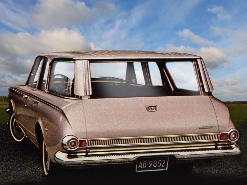 פלימות' וליינט 1963. מרכב, צורה. סטיישן 5 דלתות, 2 דור