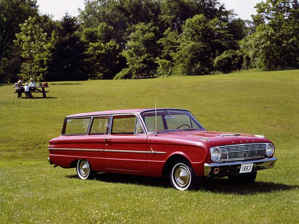 Ford Falcon 1960. Carrosserie, extérieur. Break 3-portes, 1 génération