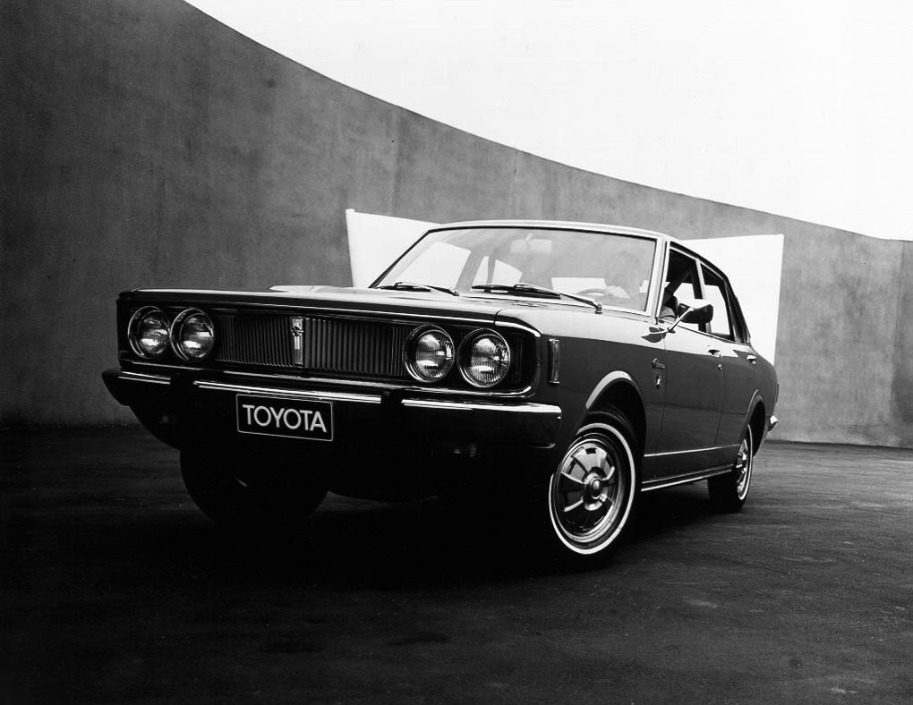 Тойота Корона 1970. Кузов, экстерьер. Седан, 4 поколение