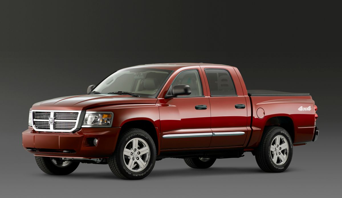 Dodge Dakota 2007. Bodywork, Exterior. Pickup double-cab, 3 generation, restyling