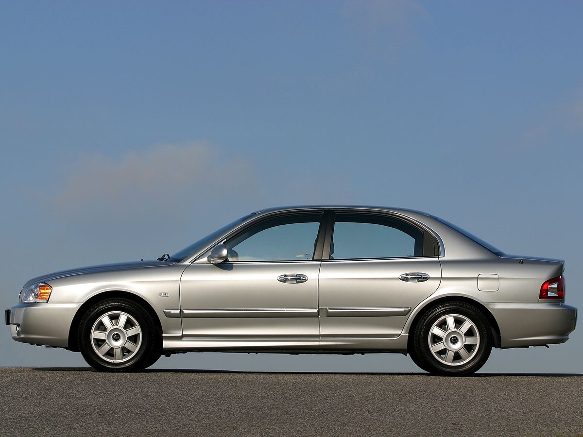 Kia Magentis 2002. Bodywork, Exterior. Sedan, 1 generation, restyling