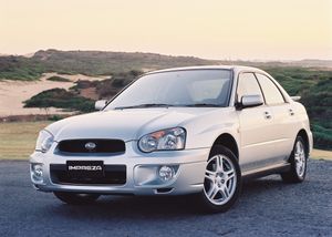 Subaru Impreza 2002. Carrosserie, extérieur. Berline, 2 génération, restyling 1