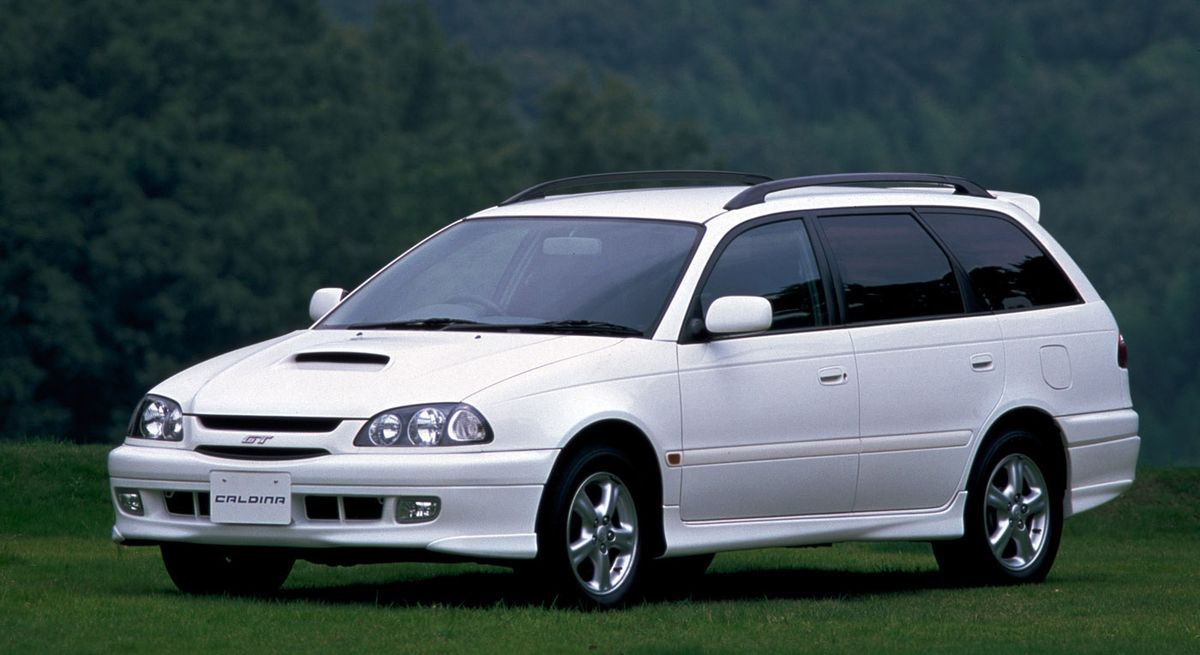 Toyota Caldina 1997. Carrosserie, extérieur. Break 5-portes, 2 génération