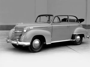 אופל אולימפיה 1950. מרכב, צורה. קבריולט, 3 דור