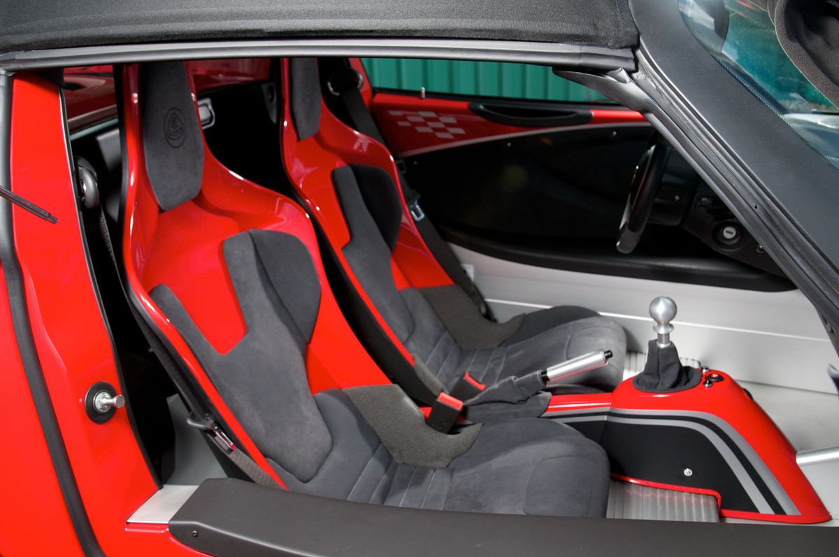 Lotus Elise 2010. Front seats. Roadster, 2 generation, restyling