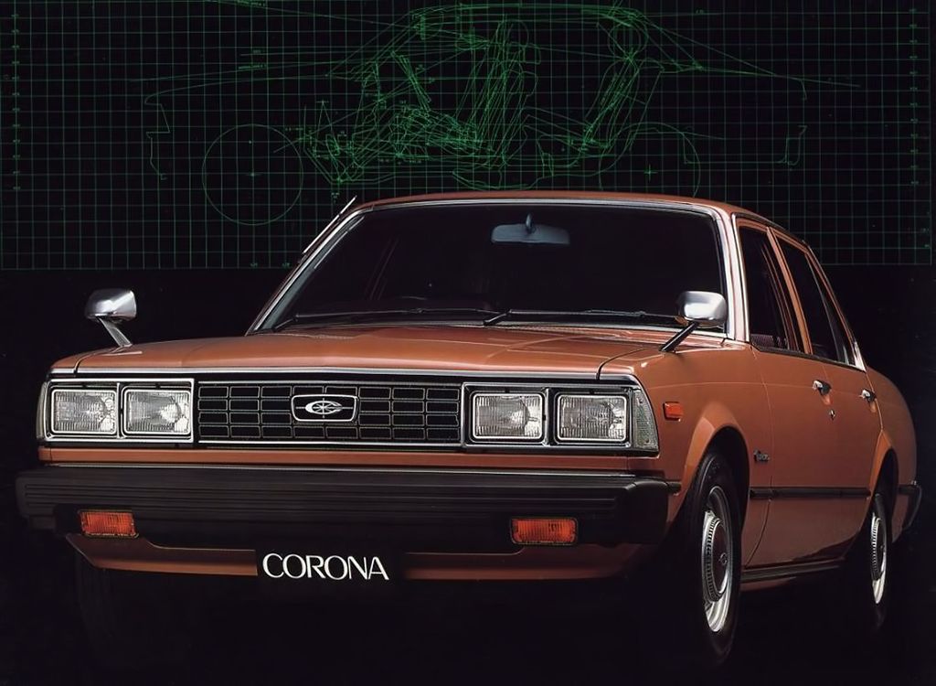 Toyota Corona 1978. Carrosserie, extérieur. Berline, 6 génération