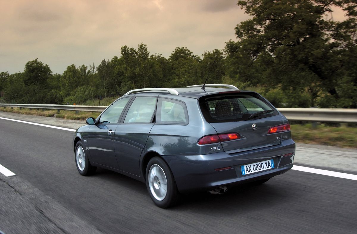 Alfa Romeo 156 2003. Carrosserie, extérieur. Break 5-portes, 1 génération, restyling 2