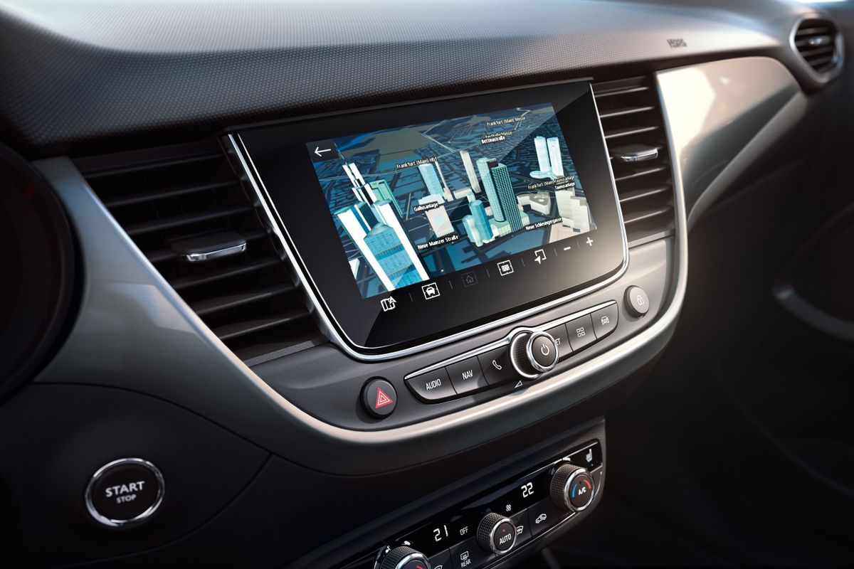 Opel Crossland X 2020. Navigation system. SUV 5-doors, 1 generation, restyling