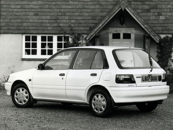 Toyota Starlet 1989. Carrosserie, extérieur. Mini 5-portes, 4 génération