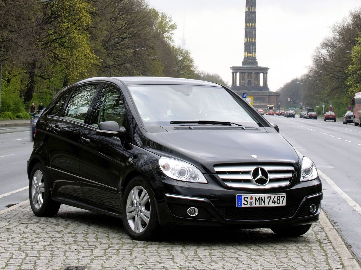 Mercedes-Benz B-klasse (W245) technical specifications and fuel
