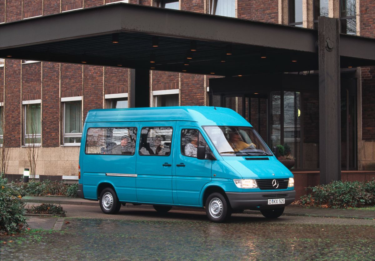 Mercedes Sprinter 1995. Carrosserie, extérieur. Minibus, 1 génération