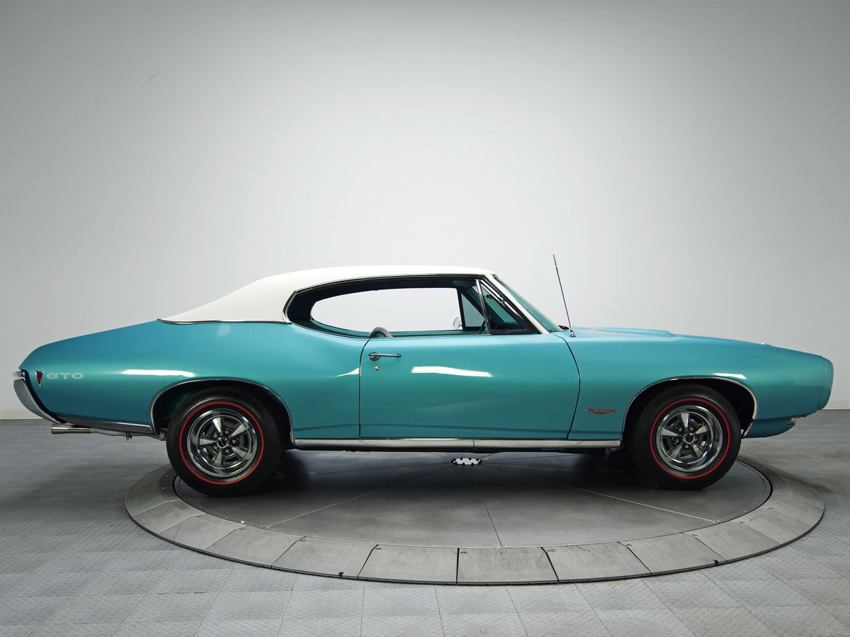 Pontiac GTO 1968. Carrosserie, extérieur. Coupé sans montants, 2 génération