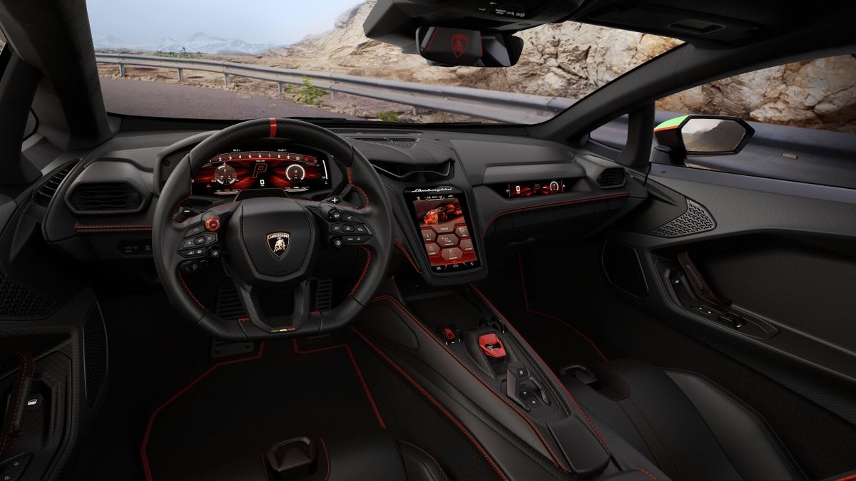 Lamborghini Temerario 2024. Передние сидения. Купе, 1 поколение