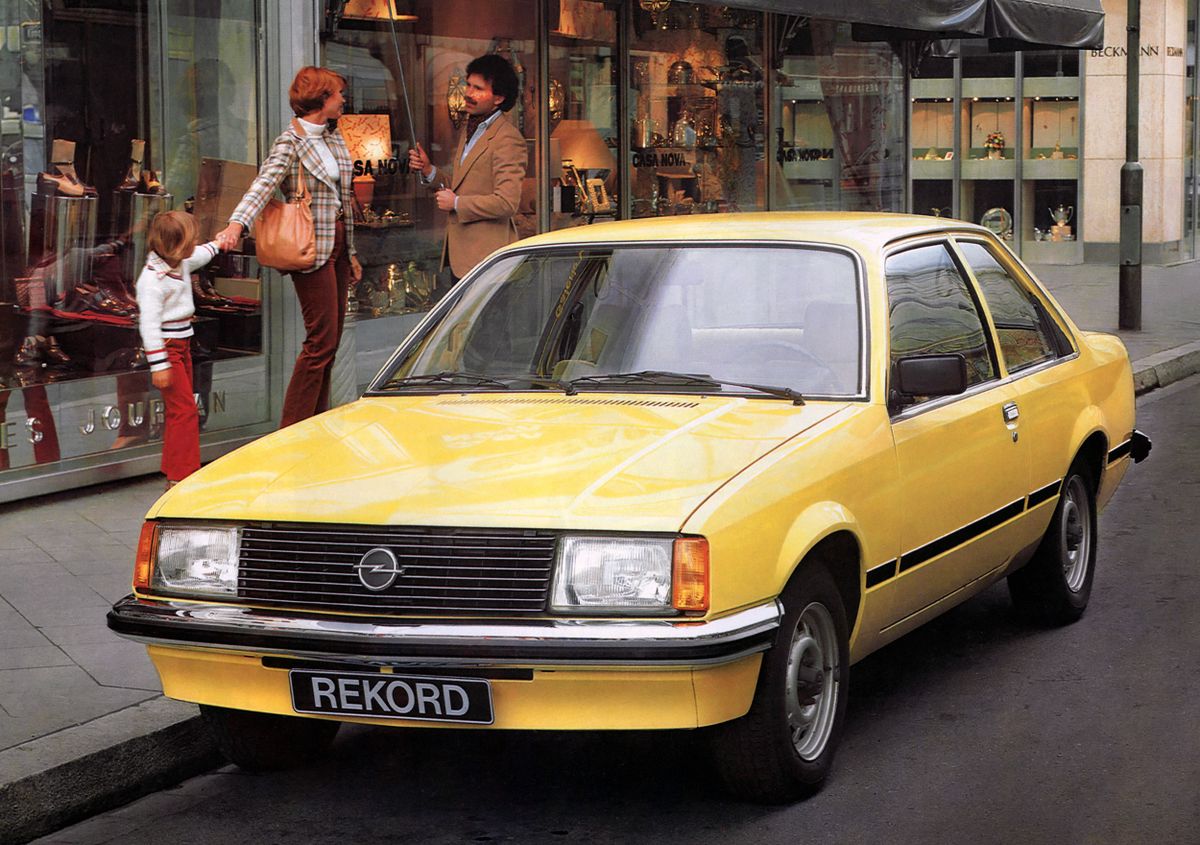 Opel Rekord 1977. Carrosserie, extérieur. Berline 2-portes, 5 génération