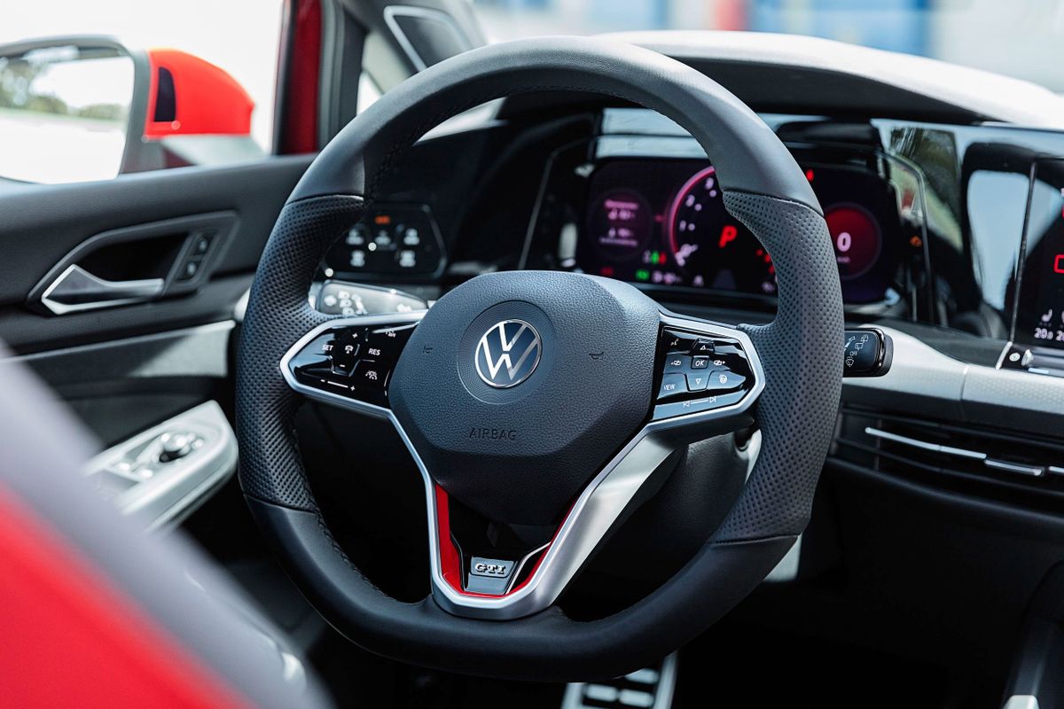 Volkswagen Golf GTI 2020. Dashboard. Hatchback 5-door, 8 generation