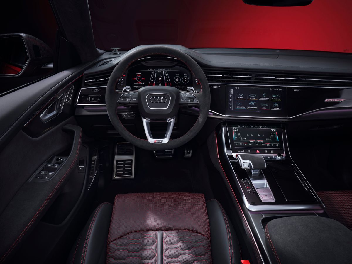 Audi RS Q8 2024. Передние сидения. Внедорожник 5 дв., 1 поколение, рестайлинг