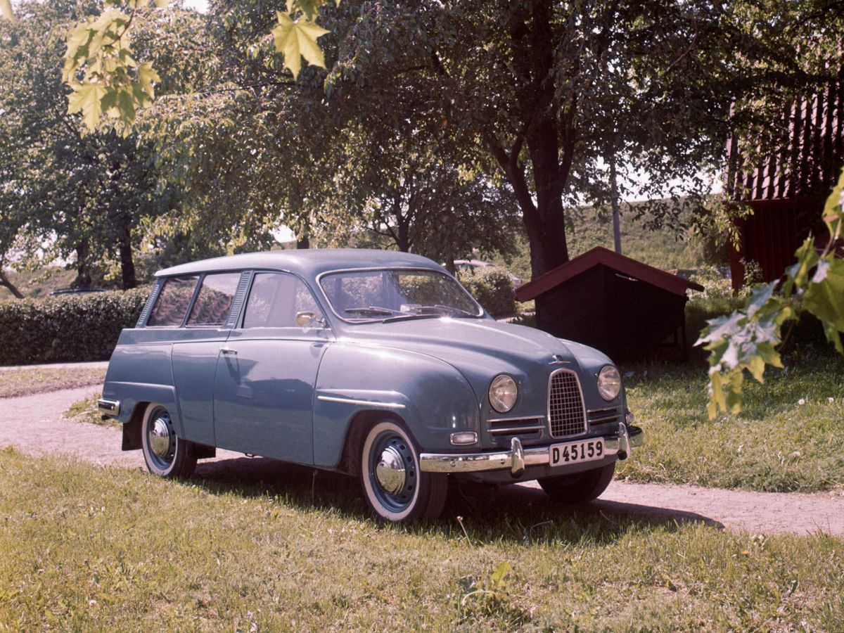 Saab 95 1959. Carrosserie, extérieur. Break 3-portes, 1 génération