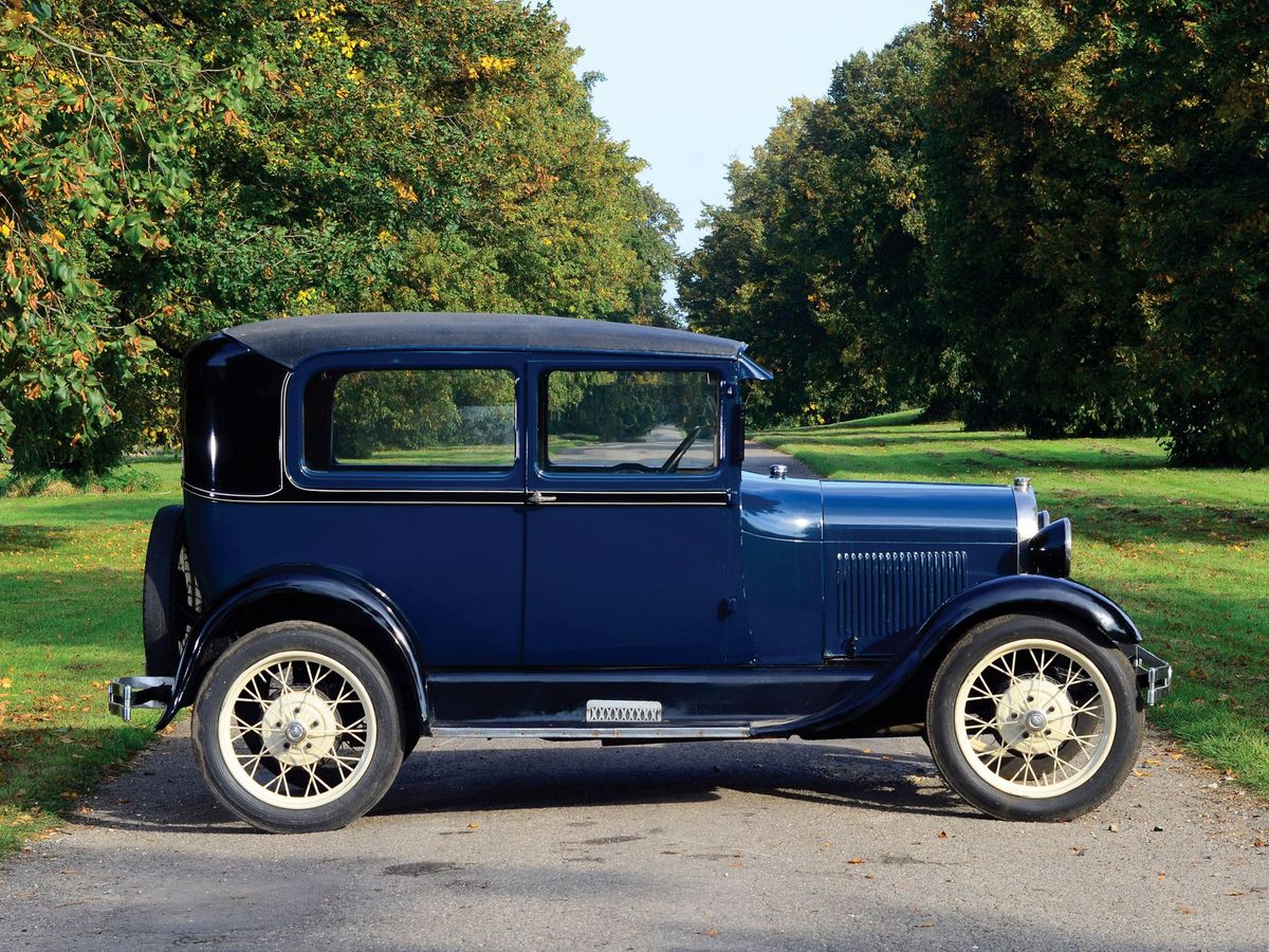 Ford Model A 1927. Carrosserie, extérieur. Berline 2-portes, 1 génération