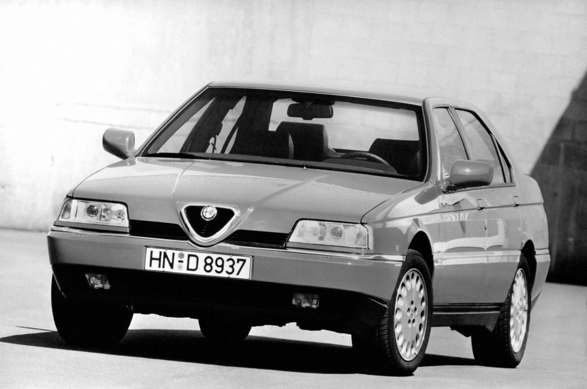 Alfa Romeo 164 1993. Carrosserie, extérieur. Berline, 1 génération, restyling