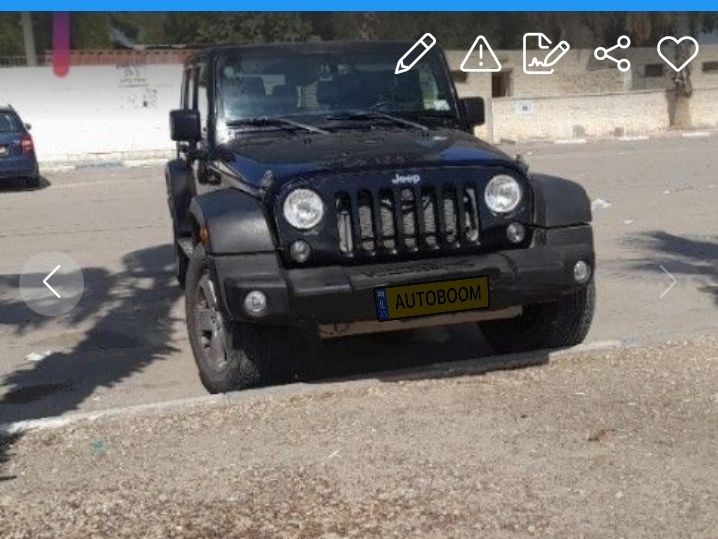 Jeep Wrangler 2nd hand, 2018, private hand