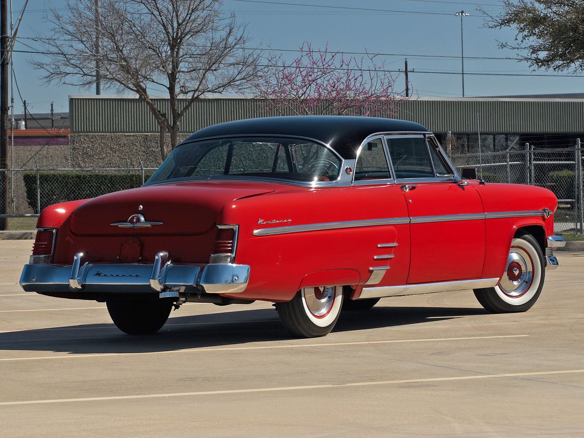 Mercury Monterey 1952. Carrosserie, extérieur. Coupé sans montants, 1 génération
