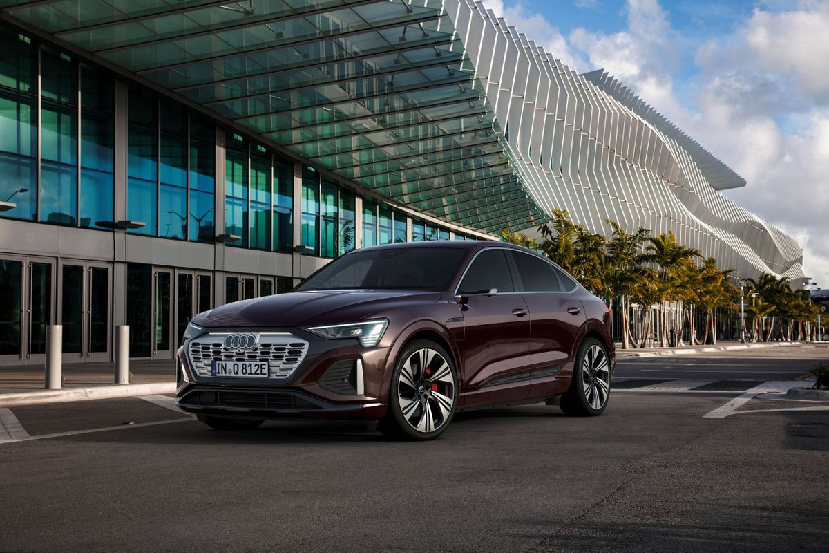 Ауди Q8 Спортбэк e-tron 2023. Кузов, экстерьер. Кроссовер Купе, 1 поколение, рестайлинг