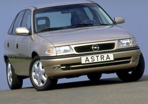Opel Astra 1994. Carrosserie, extérieur. Hatchback 5-portes, 1 génération, restyling 1