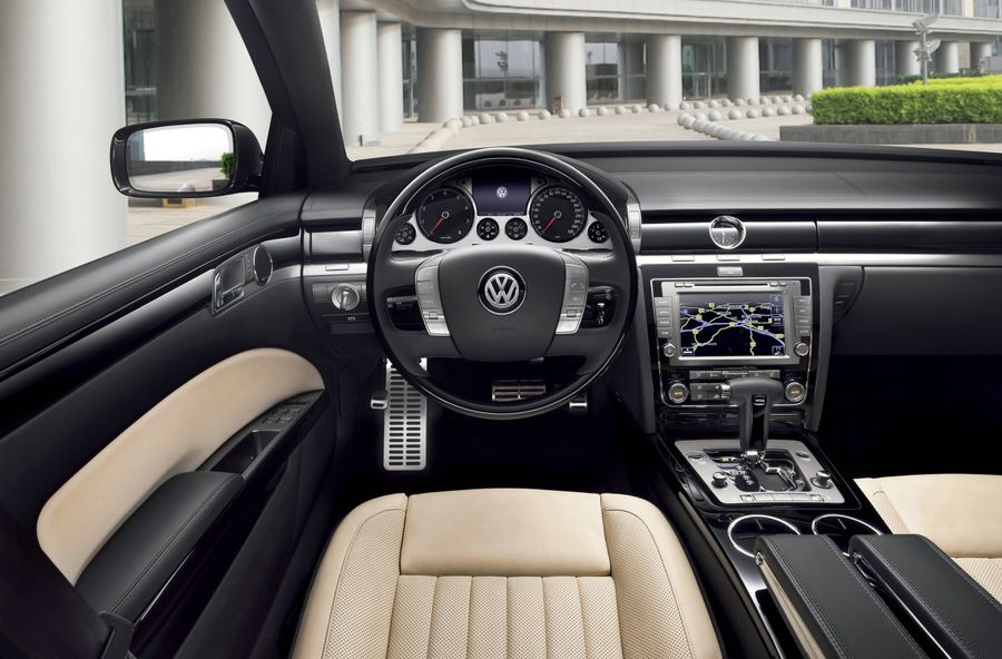 Volkswagen Phaeton 2010. Front seats. Sedan, 1 generation, restyling 2