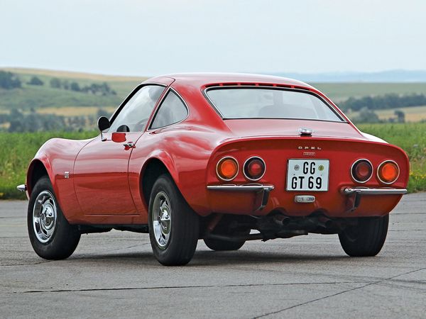 Opel GT 1968. Carrosserie, extérieur. Coupé, 1 génération