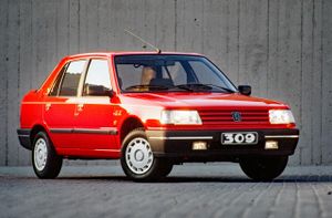 Peugeot 309 1989. Carrosserie, extérieur. Mini 5-portes, 1 génération, restyling