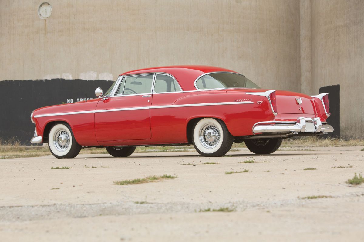 Chrysler 300 Letter Series 1955. Carrosserie, extérieur. Coupé sans montants, 1 génération