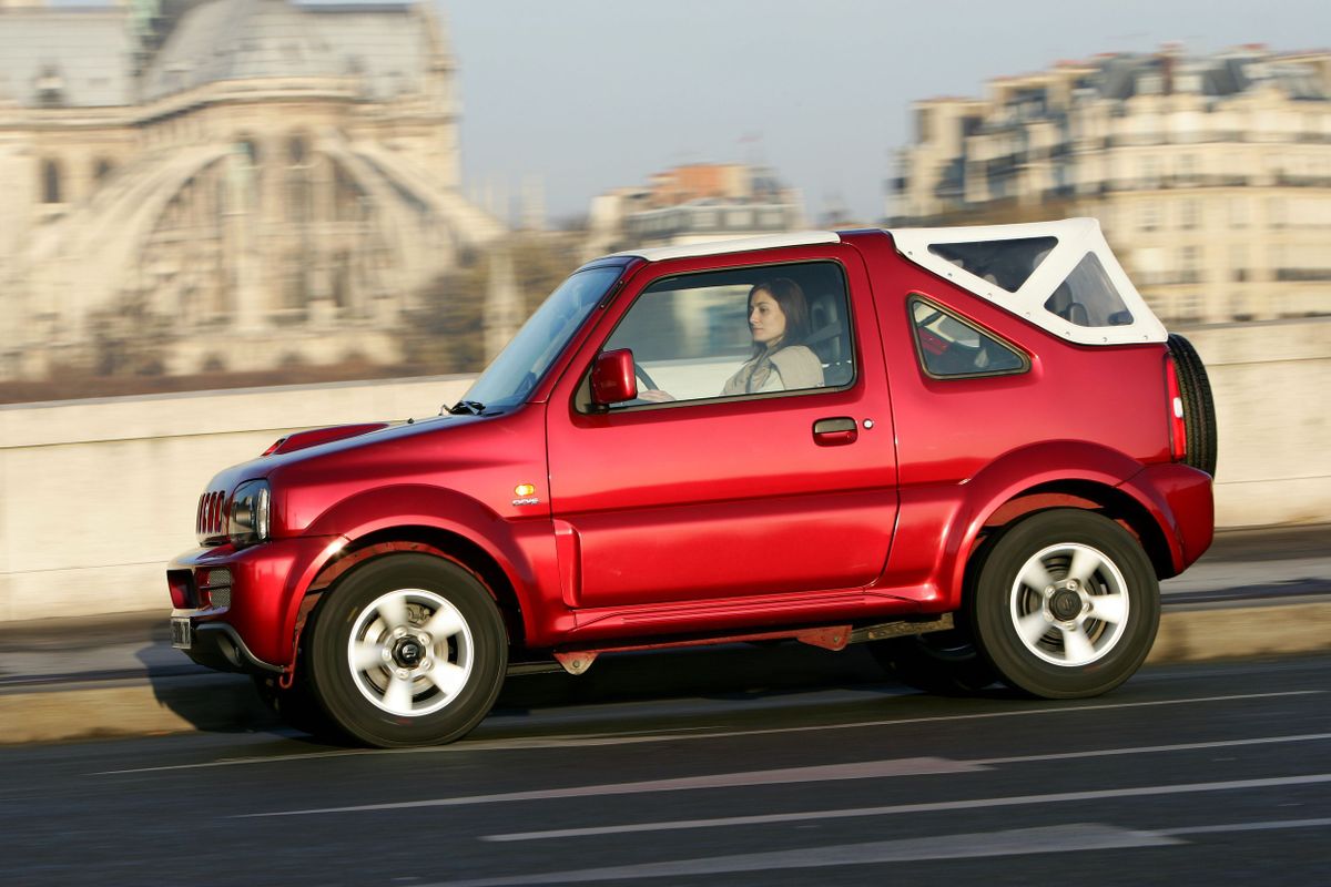 Suzuki Jimny 2005. Carrosserie, extérieur. VUS cabriolet, 3 génération, restyling 1