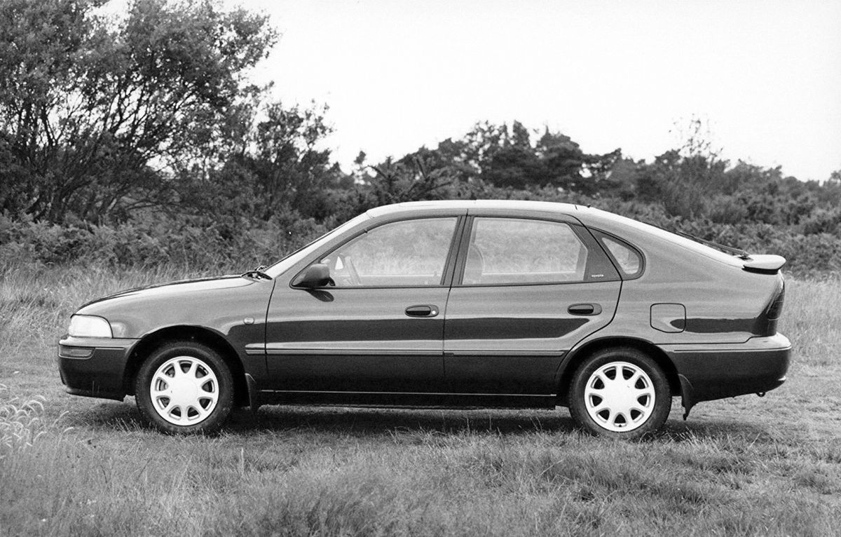 Тойота Королла 1991. Кузов, экстерьер. Лифтбэк, 7 поколение