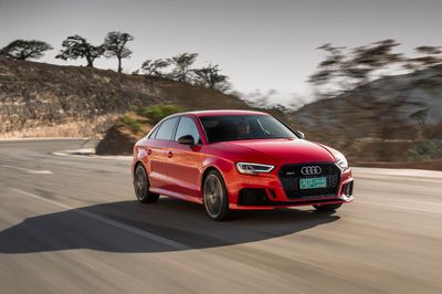 Audi RS3 Sedan, 2 generation, restyling. In production since 2017.