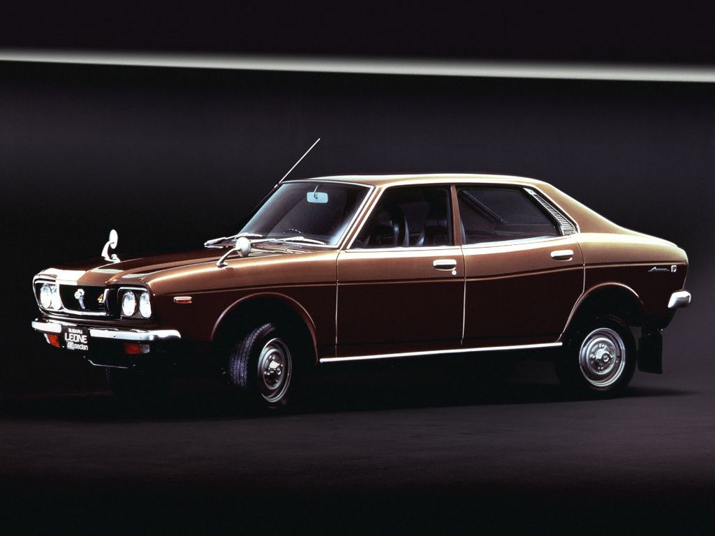 Subaru Leone 1971. Carrosserie, extérieur. Berline, 1 génération