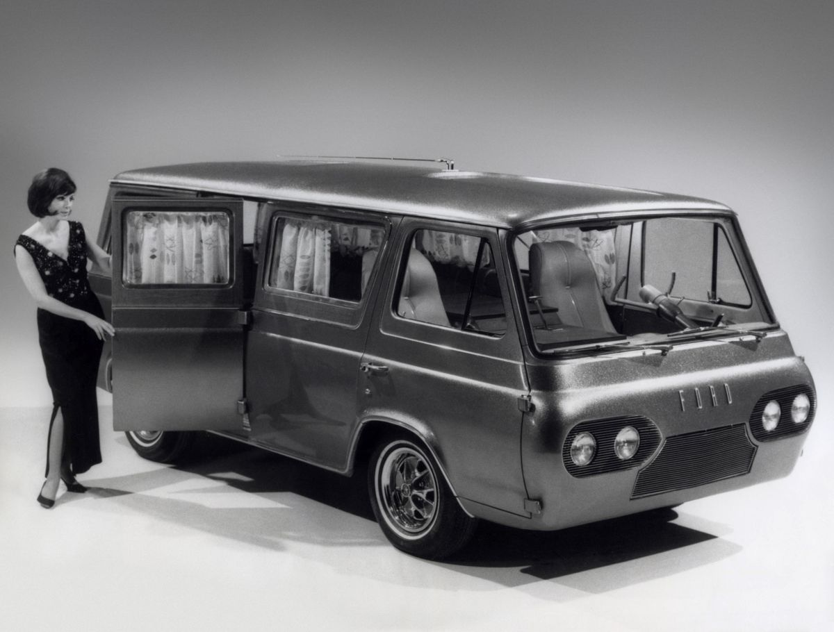 Ford Econoline 1961. Carrosserie, extérieur. Monospace, 1 génération