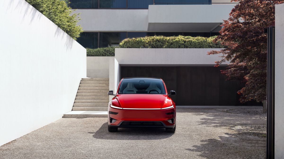 Tesla Model Y 2025. Кузов, экстерьер. Внедорожник 5 дв., 1 поколение, рестайлинг