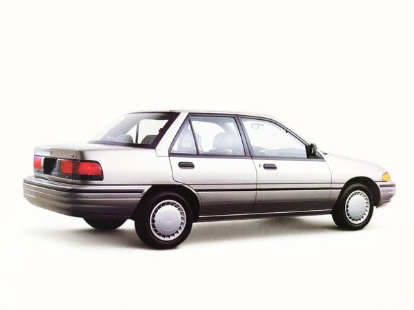 Ford Escort (North America) 1990. Bodywork, Exterior. Sedan, 2 generation