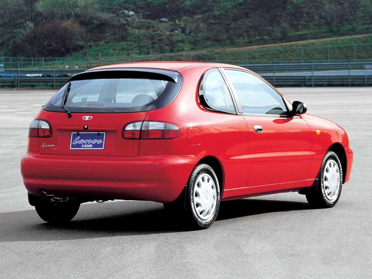 Daewoo Lanos 1997. Carrosserie, extérieur. Mini 3-portes, 1 génération