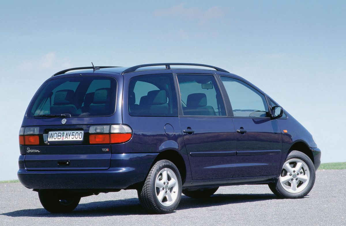 Volkswagen Sharan 1995. Carrosserie, extérieur. Monospace, 1 génération
