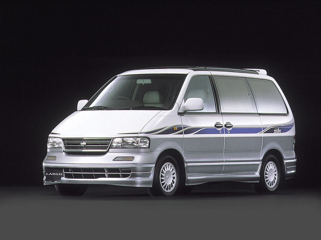 Nissan Largo 1996. Carrosserie, extérieur. Monospace, 3 génération, restyling