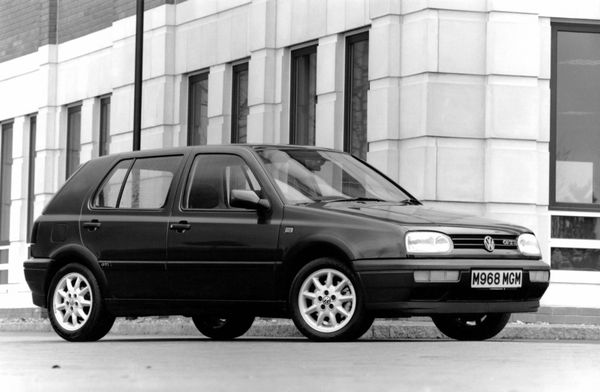 Фольксваген Гольф GTI 1992. Кузов, экстерьер. Хэтчбек 5 дв., 3 поколение
