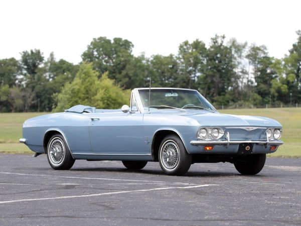 Chevrolet Corvair 1965. Carrosserie, extérieur. Cabriolet, 2 génération