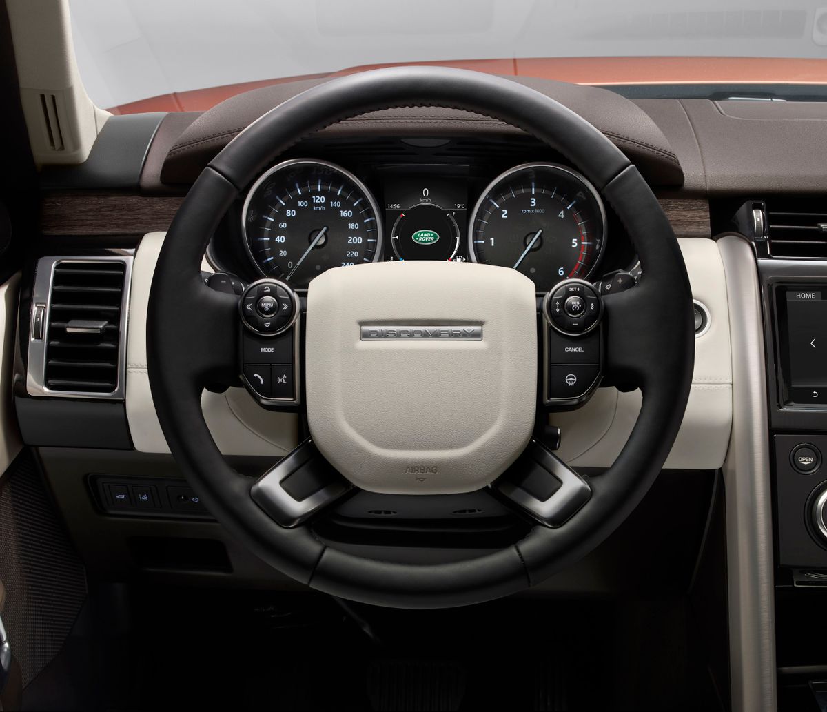 Land Rover Discovery 2016. Dashboard. SUV 5-doors, 5 generation