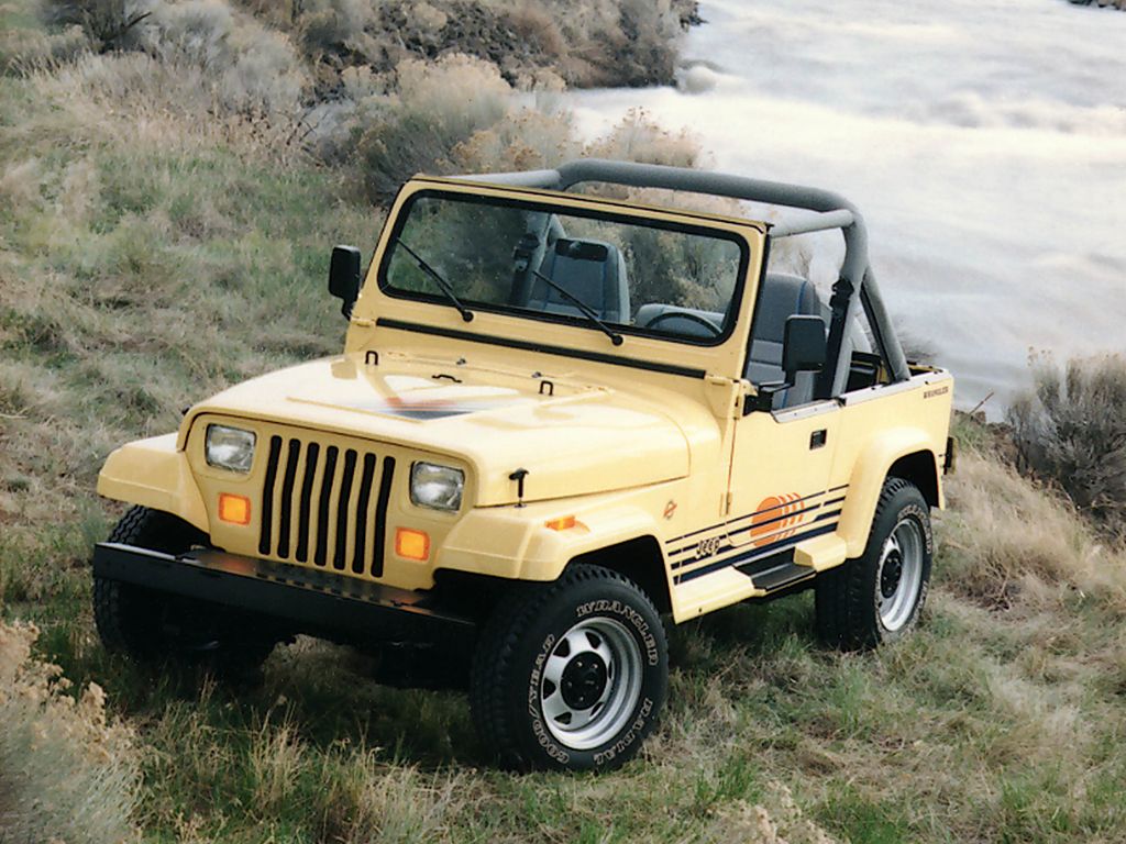 Jeep Wrangler 1986. Carrosserie, extérieur. VUS cabriolet, 1 génération