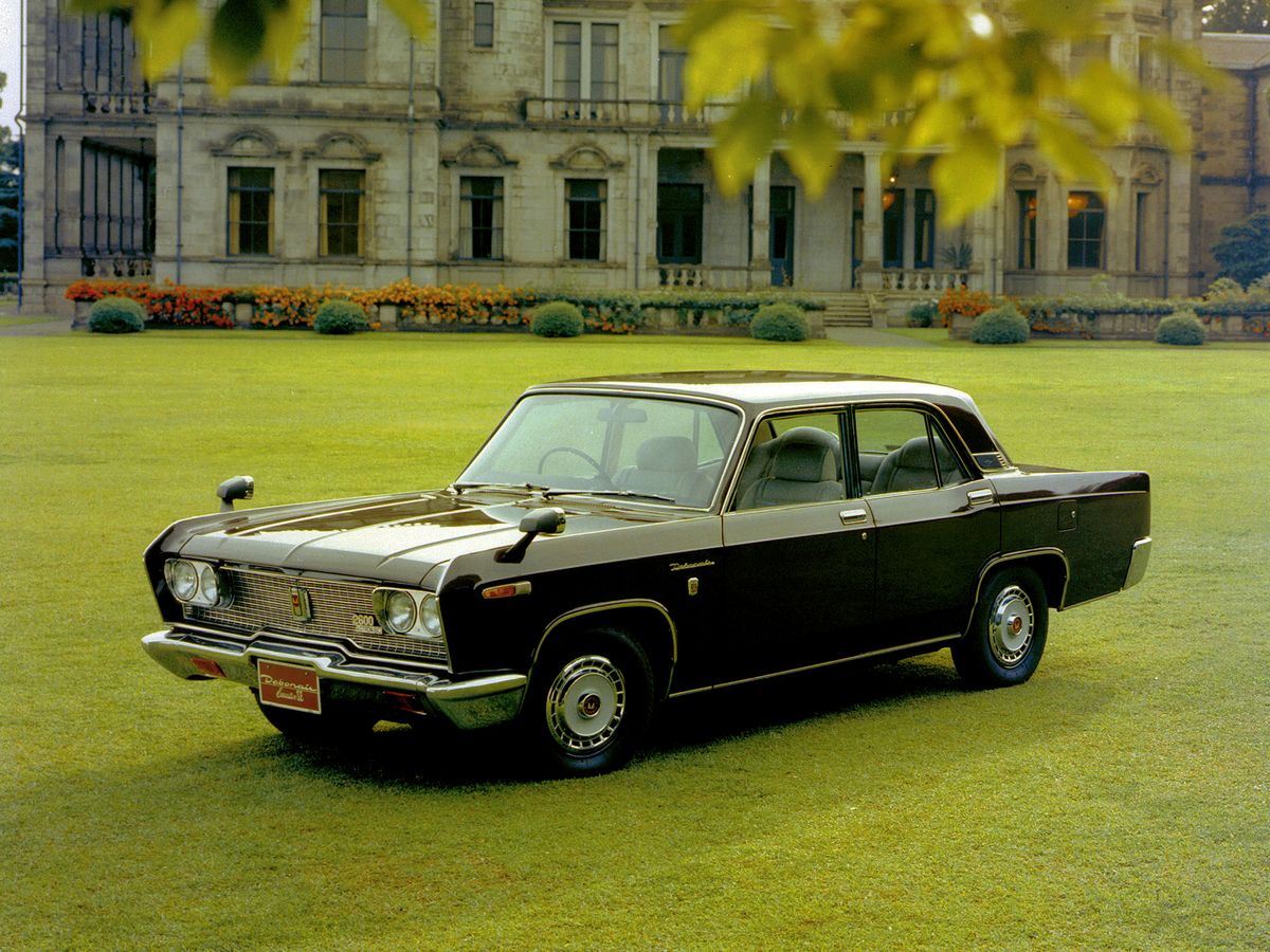 Mitsubishi Debonair 1973. Carrosserie, extérieur. Berline, 1 génération, restyling 1