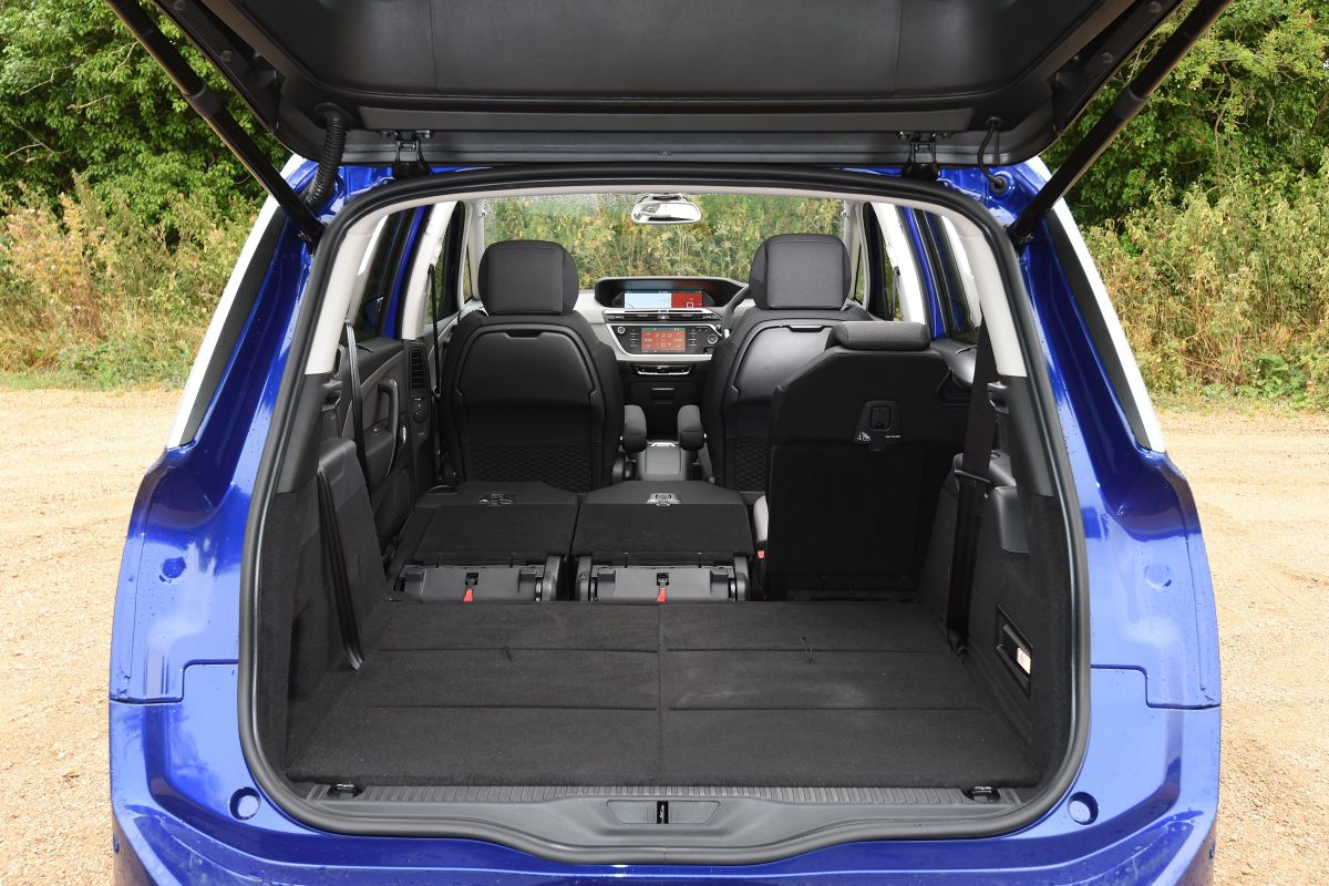 Citroen C4 Grand SpaceTourer 2018. Trunk. Minivan, 1 generation