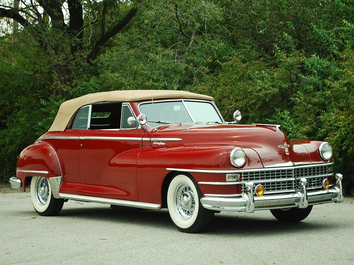 Chrysler Windsor 1946. Carrosserie, extérieur. Cabriolet, 2 génération