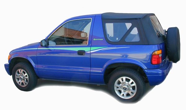 كيا سبورتاج ‏1993. الهيكل، المظهر الخارجي. SUV كشف (كابريوليت), 1 الجيل